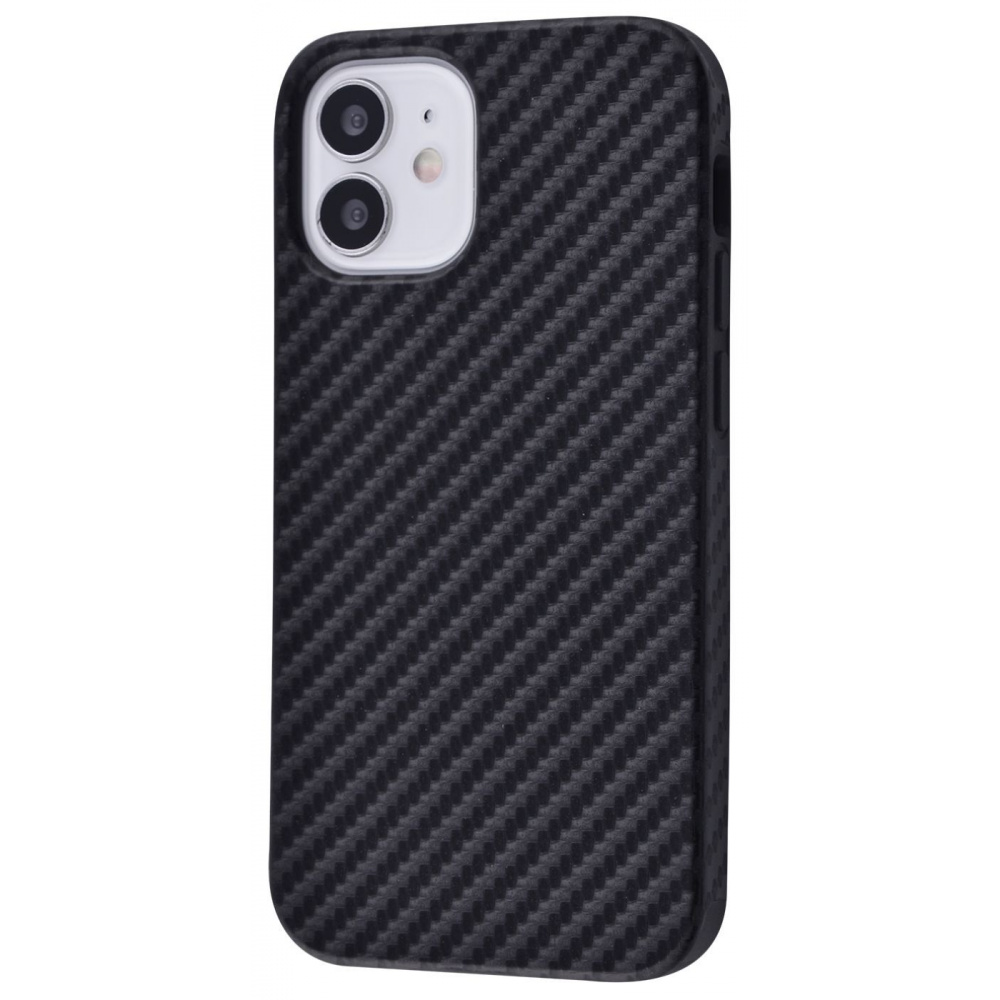 Чехол Накладка под кожу Carbon iPhone 12 mini