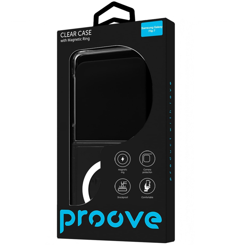 Чохол Proove Clear Case with Magnetic Ring Samsung Galaxy Flip 7 — Придбати в Україні - фото 1