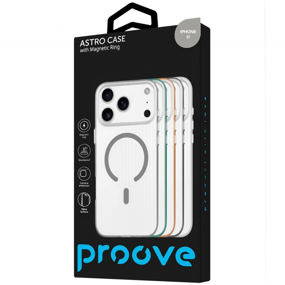 Чехол Proove Astro Case with Magnetic Ring iPhone 17 white (PCASIP170014) Белый на картинке №2