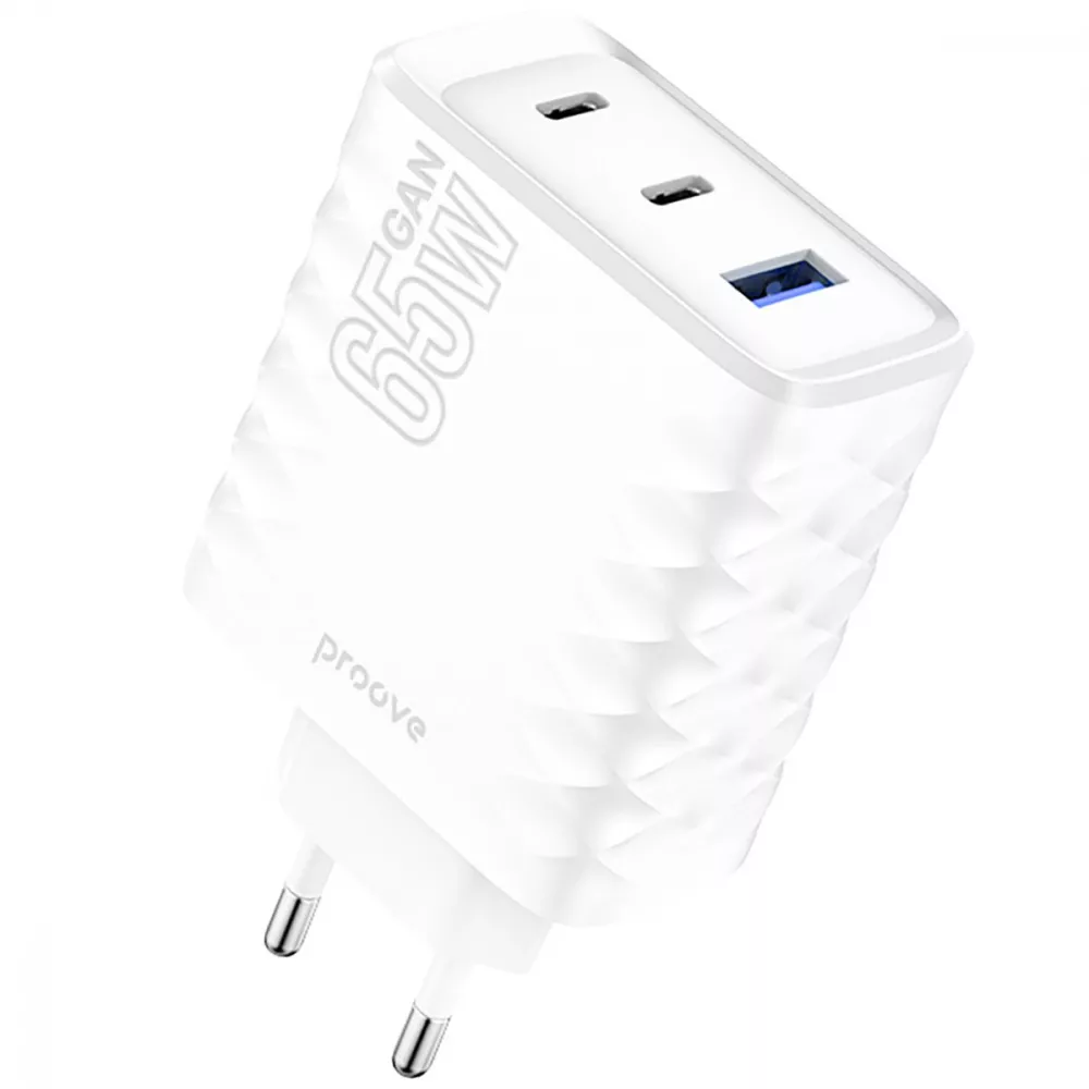 МЗП Proove Speed Surge Gan 65W (USB + 2 Type-C) — Придбати в Україні