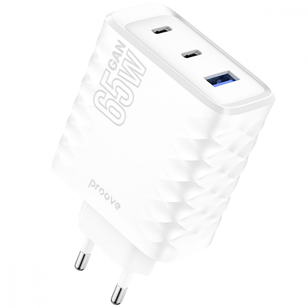 СЗУ Proove Speed Surge Gan 65W (USB + 2 Type-C) - фото 5