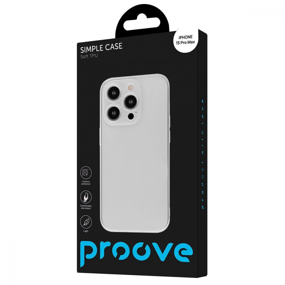 Чохол Proove Simple Case iPhone 15 Pro Max — Придбати в Україні