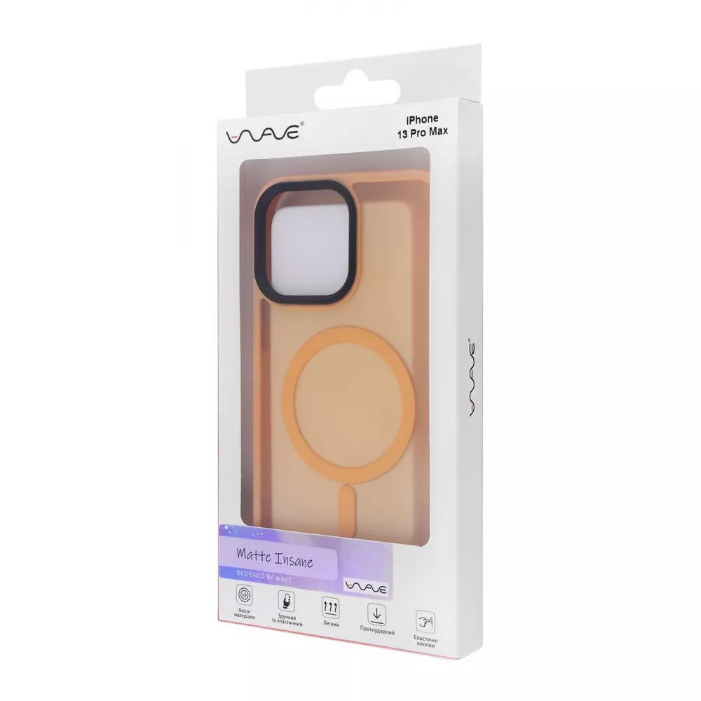 Чохол WAVE Matte Insane Case with Magnetic Ring iPhone 13 Pro Max — Придбати в Україні - фото 1