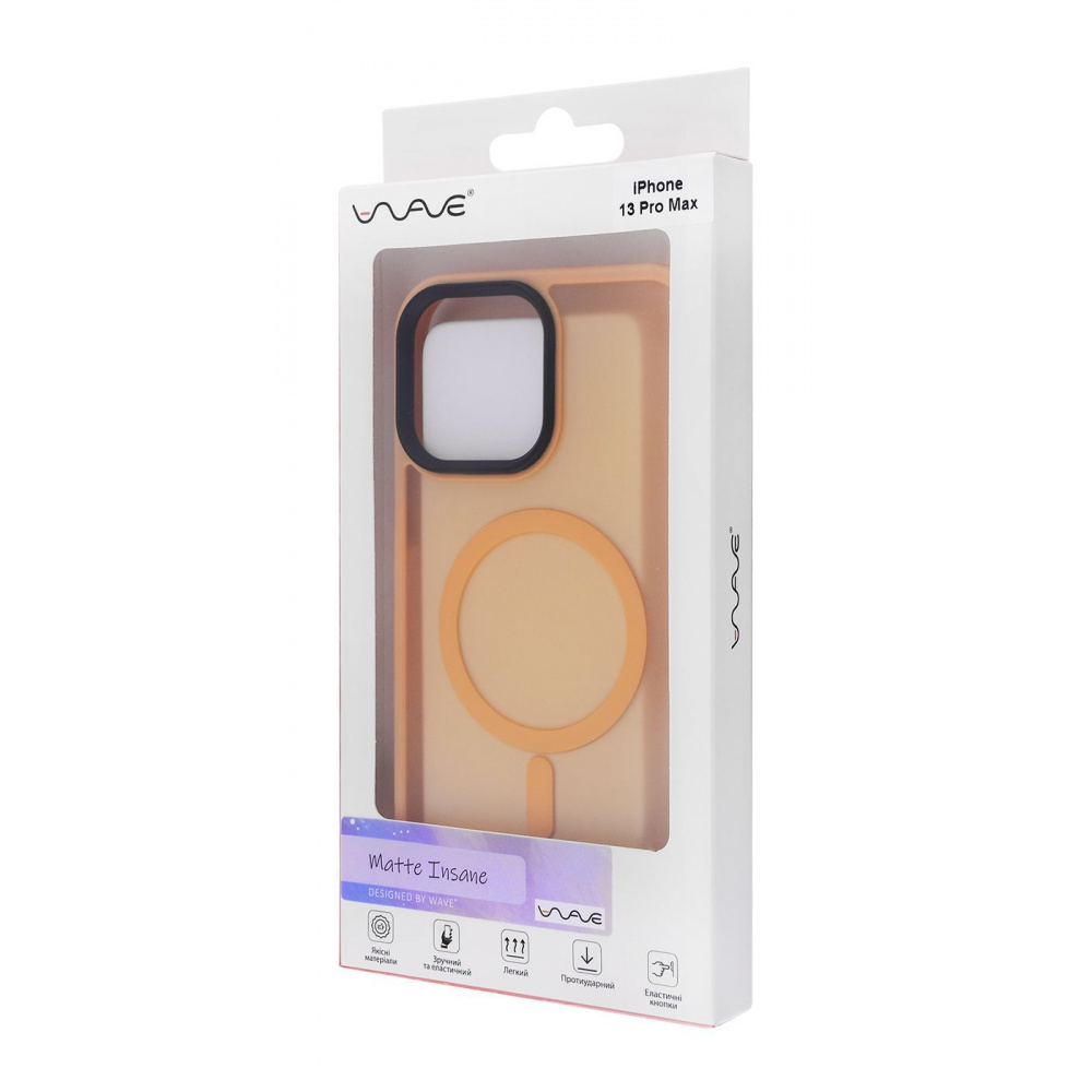 Чехол WAVE Matte Insane Case with Magnetic Ring iPhone 13 Pro Max - фото 3