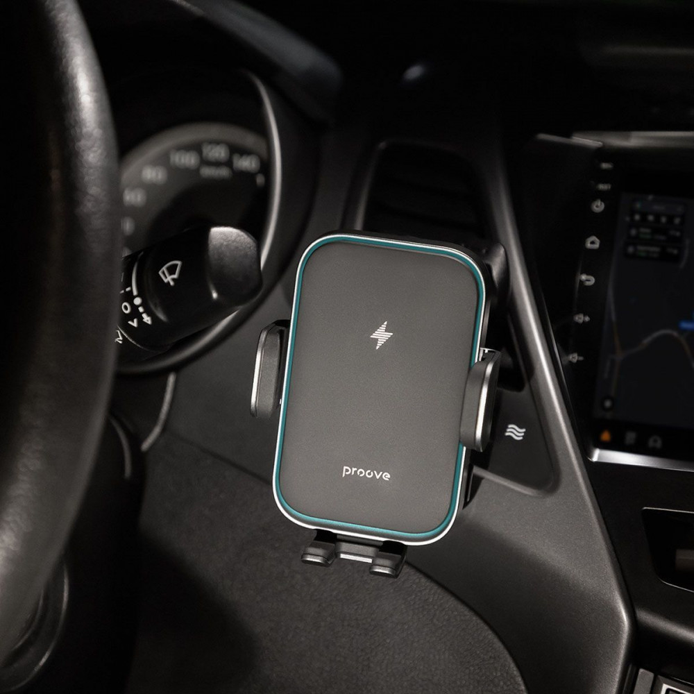 Автодержатель с Беспроводной Зарядкой Proove Triple Clamp Pro 15W - фото 6