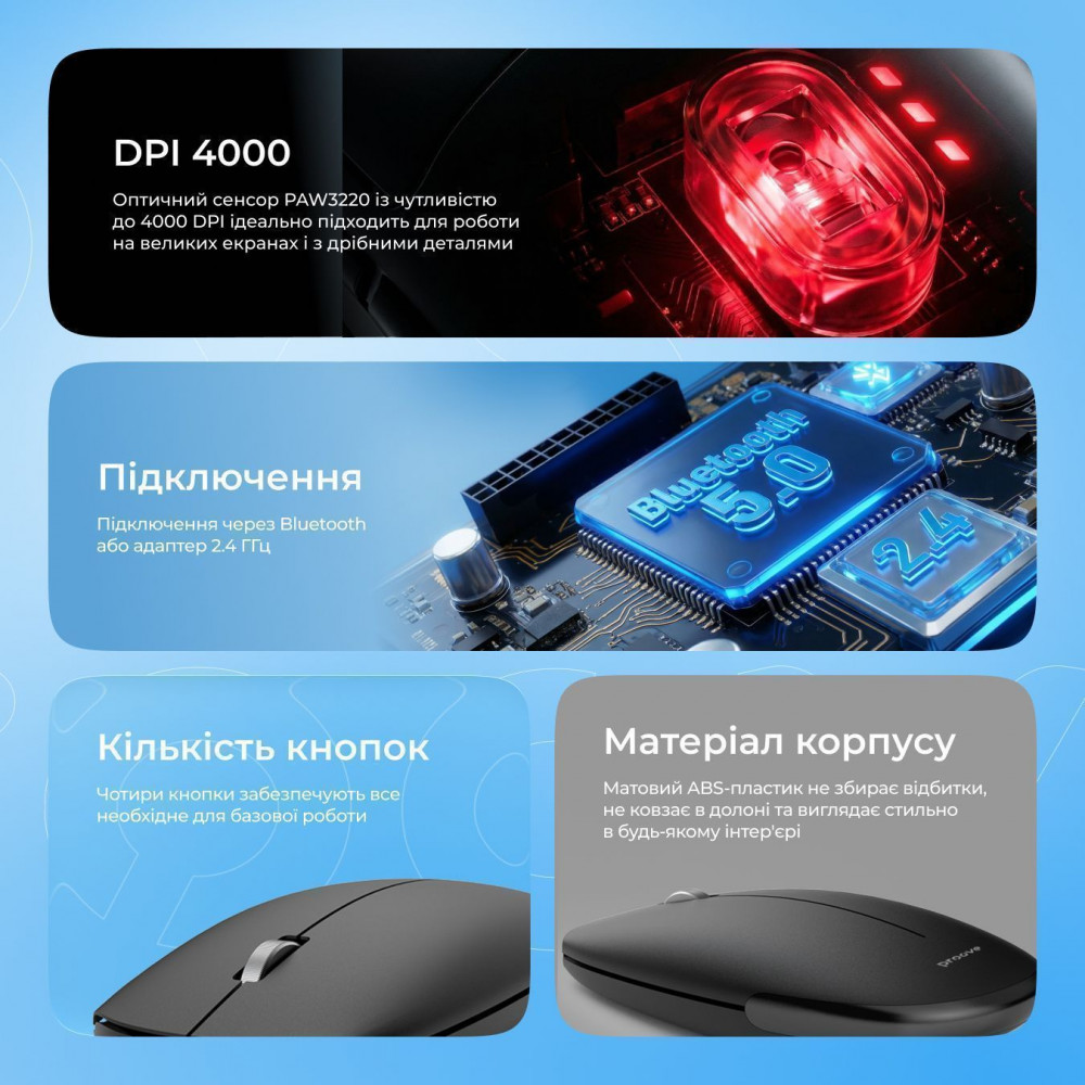 Беспроводная мышь Proove Ramp - фото 3