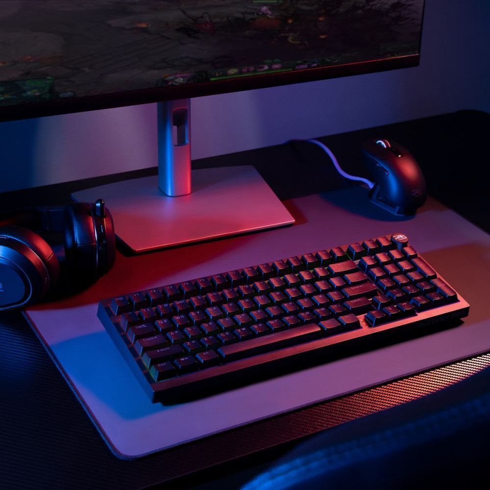 Беспроводная клавиатура Proove Gaming Slicker Pro (Ukraine Layout) white/purple (WKSLP0022417) Белый/фиолетовый на картинке №23