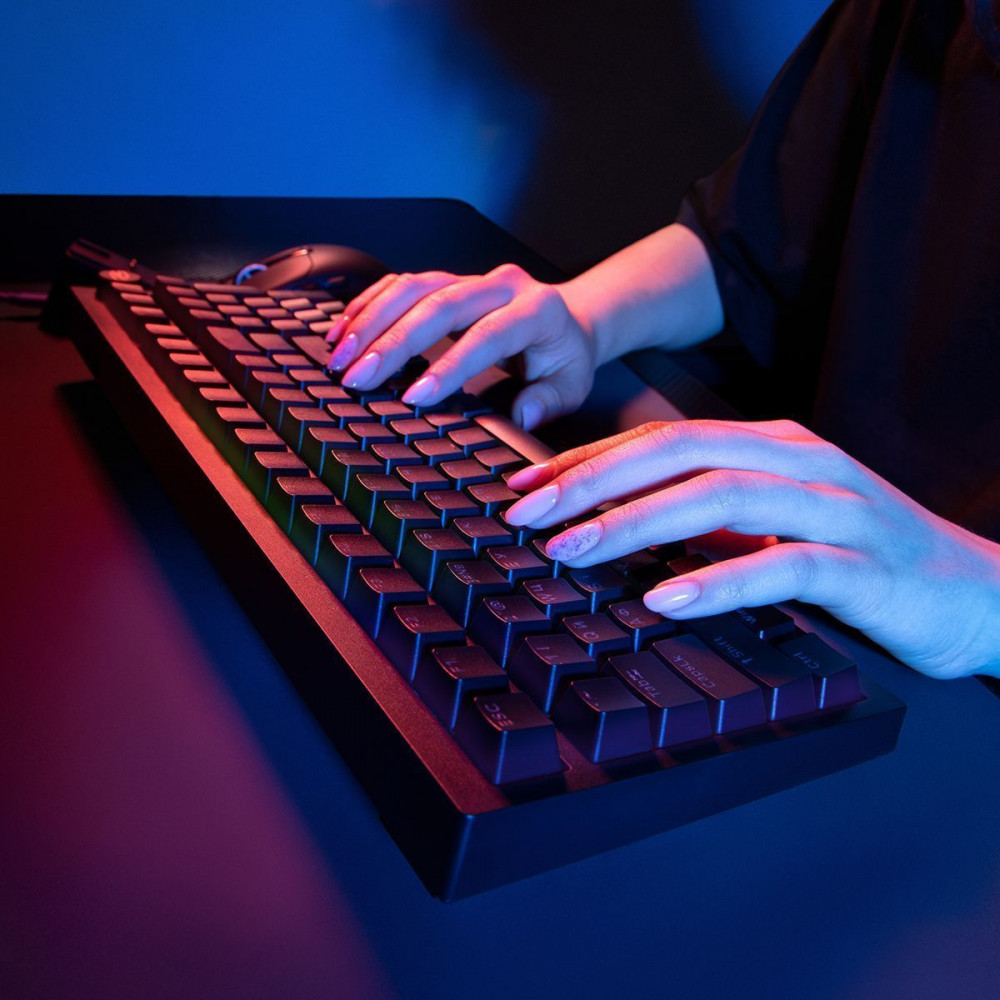 Беспроводная клавиатура Proove Gaming Slicker Pro (Ukraine Layout) white/purple (WKSLP0022417) Белый/фиолетовый на картинке №24