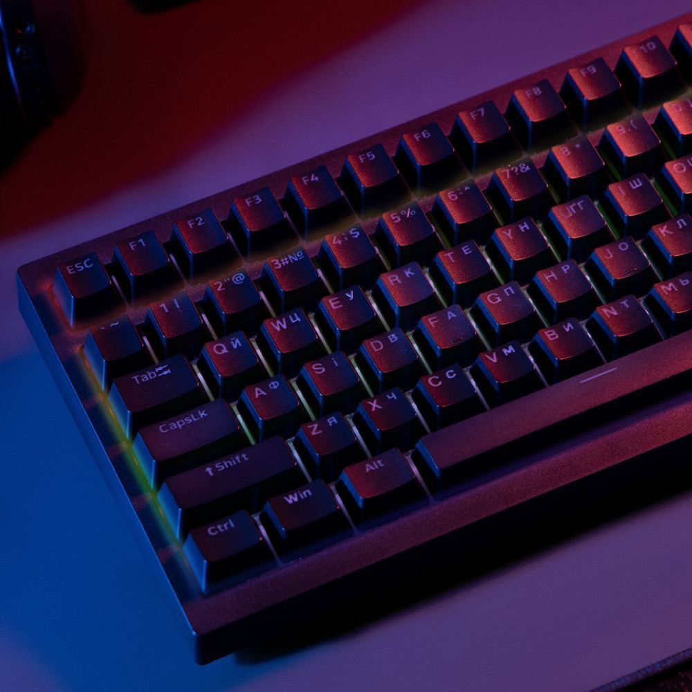 Беспроводная клавиатура Proove Gaming Slicker Pro (Ukraine Layout) white/purple (WKSLP0022417) Белый/фиолетовый на картинке №27