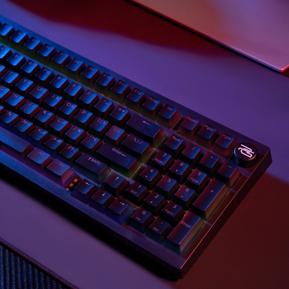 Беспроводная клавиатура Proove Gaming Slicker Pro (Ukraine Layout) white/purple (WKSLP0022417) Белый/фиолетовый на картинке №29