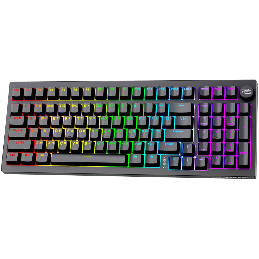 Беспроводная клавиатура Proove Gaming Slicker Pro (Ukraine Layout) white/purple (WKSLP0022417) Белый/фиолетовый на картинке №8