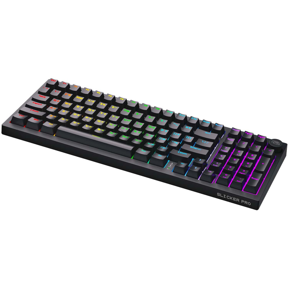 Беспроводная клавиатура Proove Gaming Slicker Pro (Ukraine Layout) white/purple (WKSLP0022417) Белый/фиолетовый на картинке №10