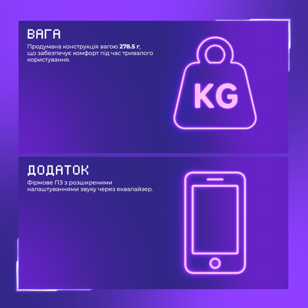 Бездротова ігрова гарнітура Proove Gaming Bliss Pro (APP) — Придбати в Україні - фото 5