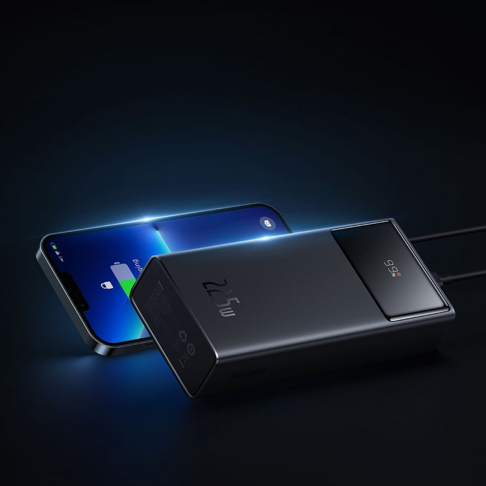 Портативна Батарея Baseus Star-Lord Digital Display 22.5W 30000mAh — Придбати в Україні - фото 3