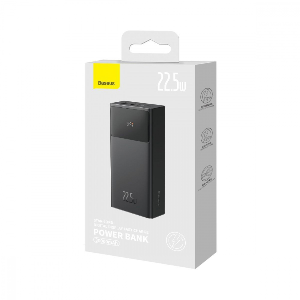 Портативна Батарея Baseus Star-Lord Digital Display 22.5W 30000mAh — Придбати в Україні