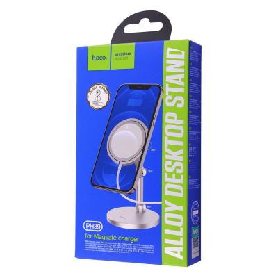 Підставка для магнітної беспровідної зарядки Hoco PH39 Daring — Придбати в Україні