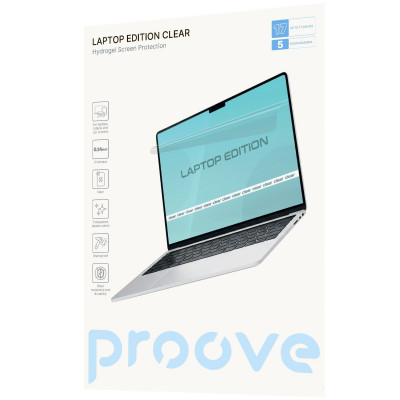 Захисна гідрогелева плівка Proove Hydrogel Screen Protection LAPTOP EDITION (Clear) — Придбати в Україні