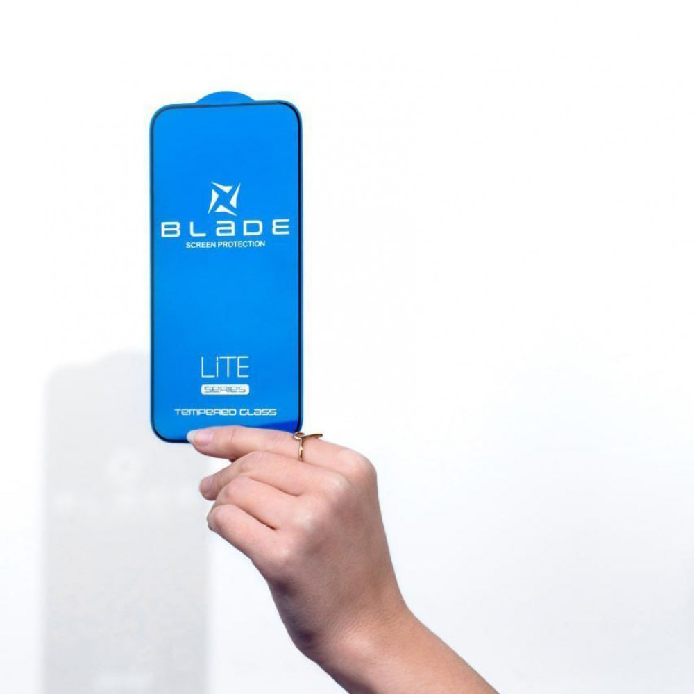 Защитное стекло  BLADE LITE Series Full Glue Xiaomi Redmi Note 11/Note 11S/Note 12S без упаковки - фото 2