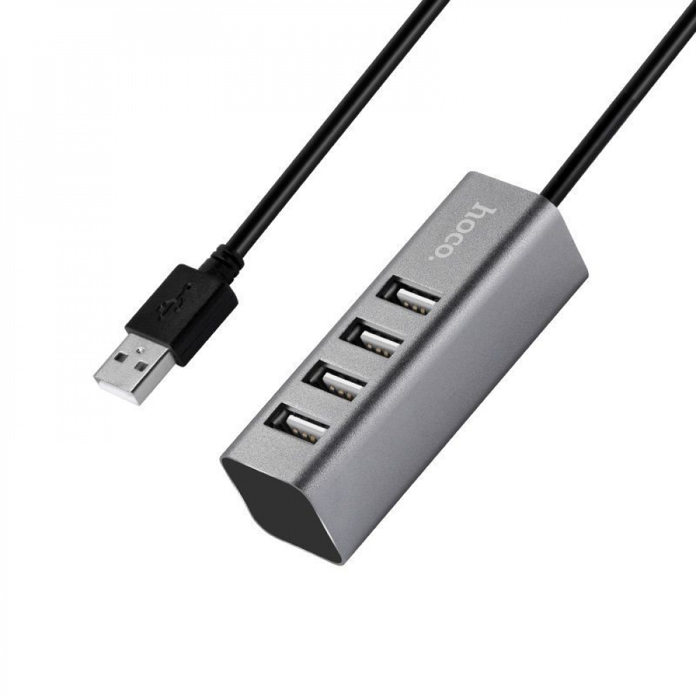 USB-Хаб Hoco HB1 (USB to USB2.0*4) — Придбати в Україні - фото 2