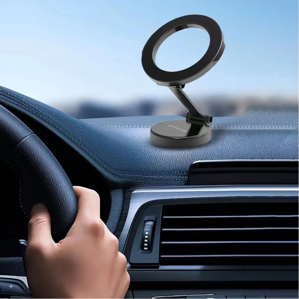 Автомобільний тримач Proove Hoop Stick-on Car Mount Magnetic Ring — Придбати в Україні - фото 5