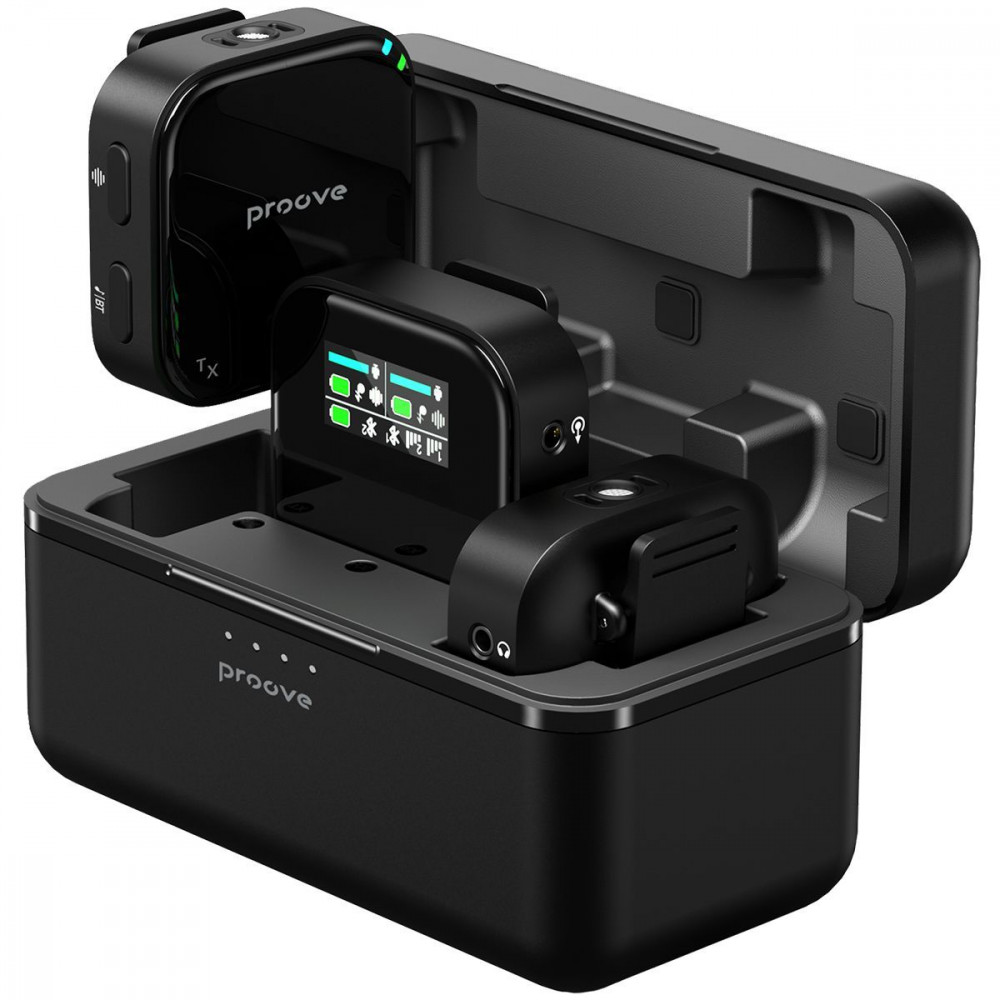 Беспроводной петличный микрофон Proove Studio black (PSWM15000201) Черный на картинке №1