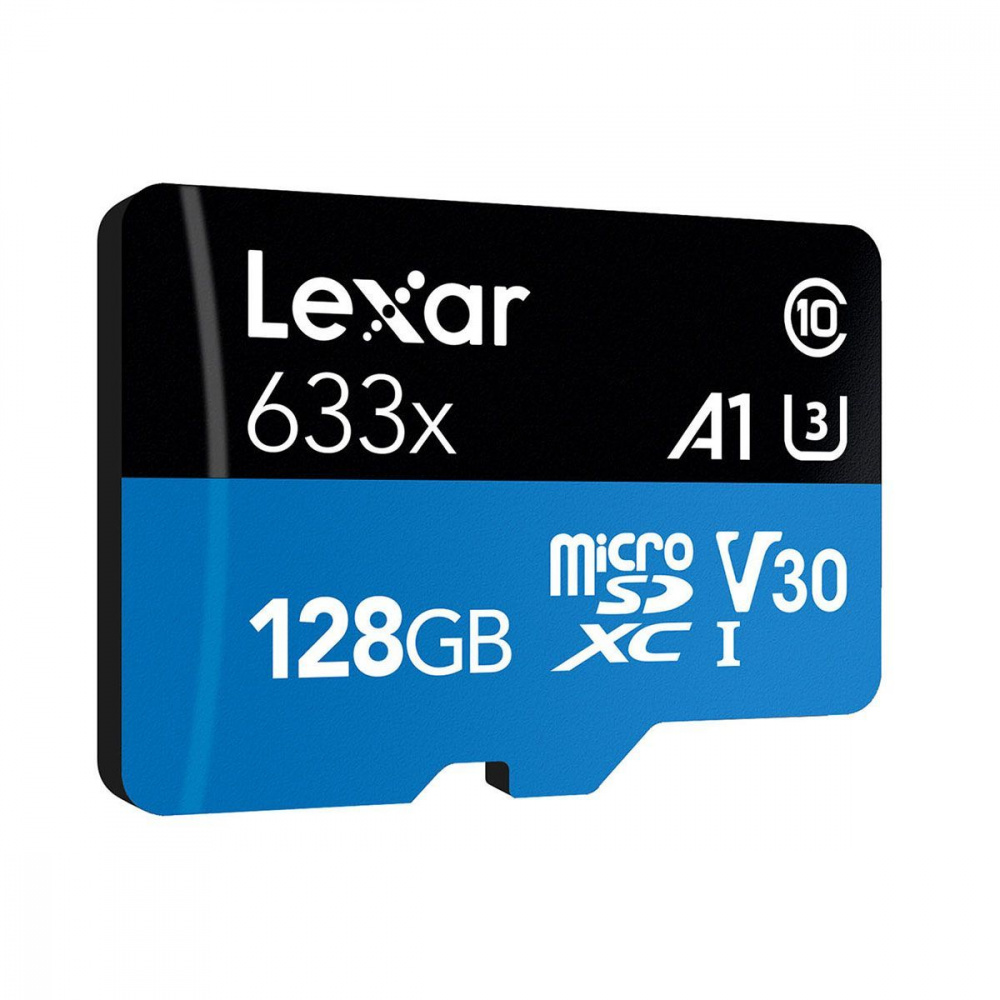 Micro SDXC Card LEXAR 633x (Class 10 UHS-I U3) 128GB - фото 2