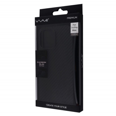 Чехол WAVE Premium Carbon Slim with Magnetic Ring iPhone 14 Pro Max