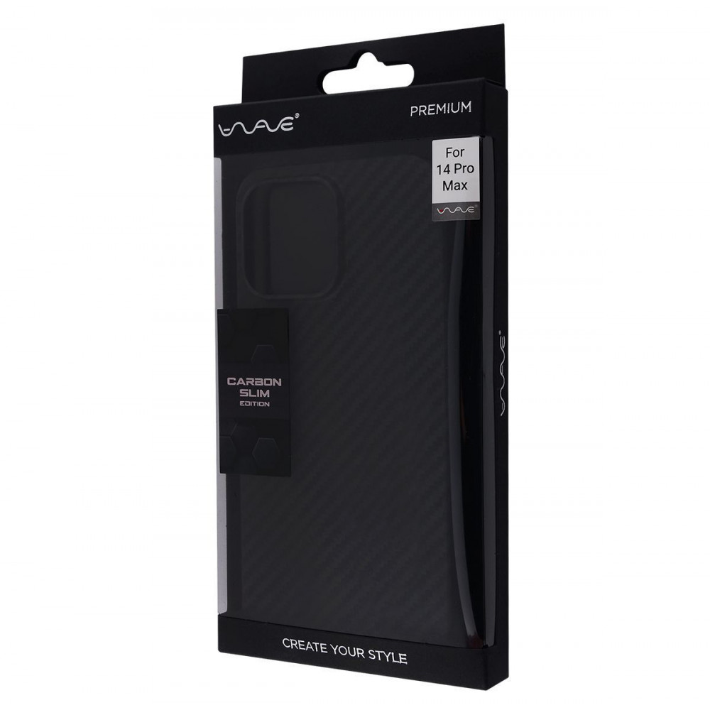 Чохол WAVE Premium Carbon Slim with Magnetic Ring iPhone 14 Pro Max — Придбати в Україні