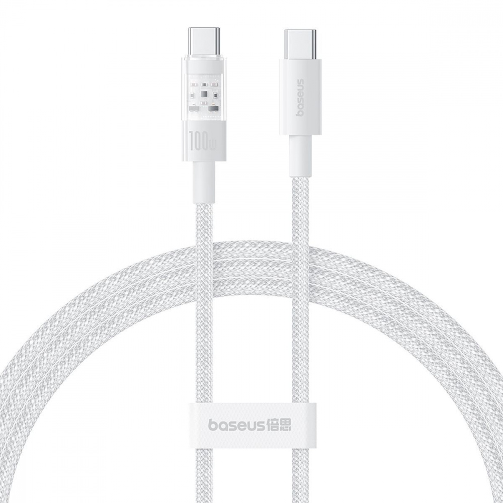 Кабель Baseus Gem Fast-Charging Data Cable Type-C to Type-C 100W 1m — Придбати в Україні