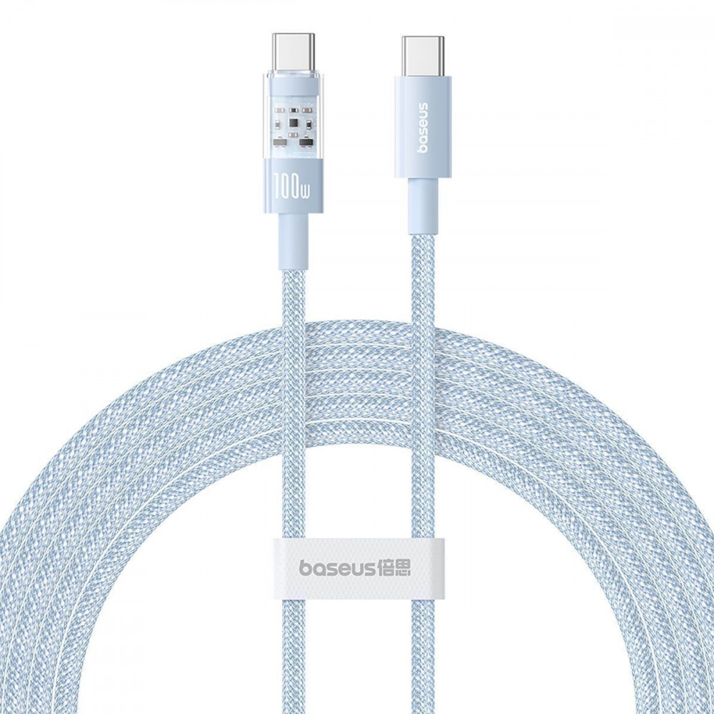 Кабель Baseus Gem Fast-Charging Data Cable Type-C to Type-C 100W 1m — Придбати в Україні - фото 9