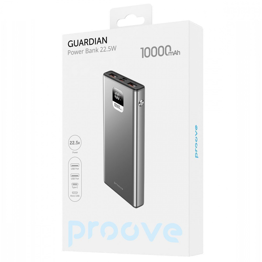 Портативна Батарея Proove Guardian 22.5W 10000mAh — Придбати в Україні