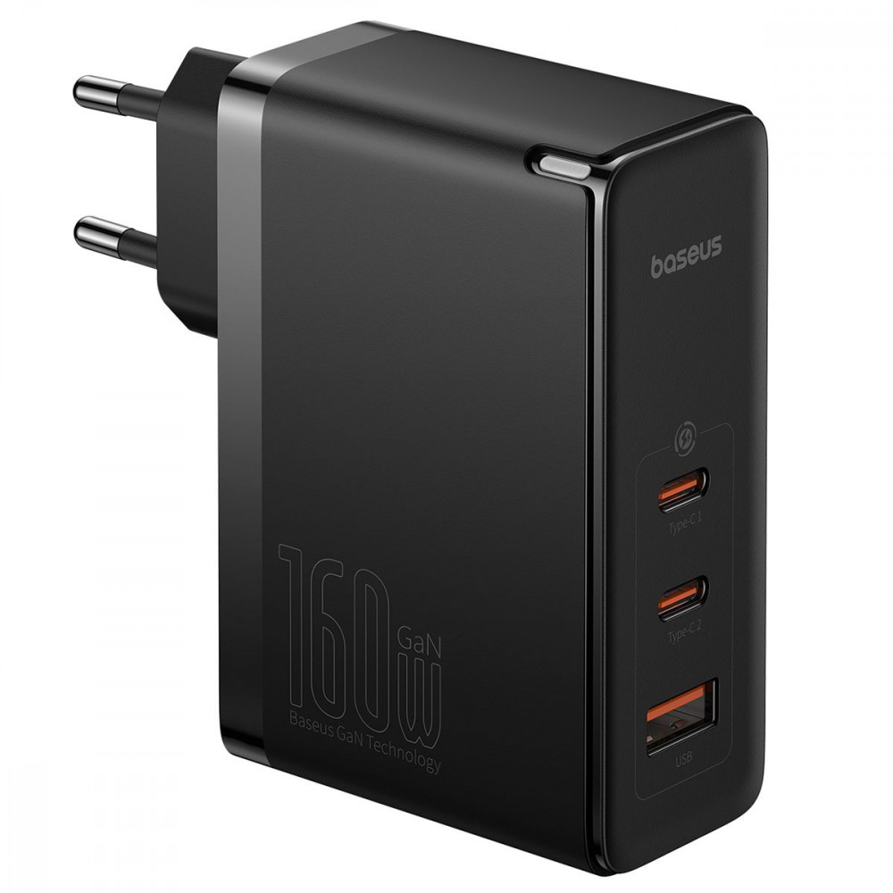 МЗП Baseus GaN5 Pro Digital Fast Charger Type-C+2USB 160W (With Clable Type-C to Type-C 240W 1m) — Придбати в Україні - фото 2