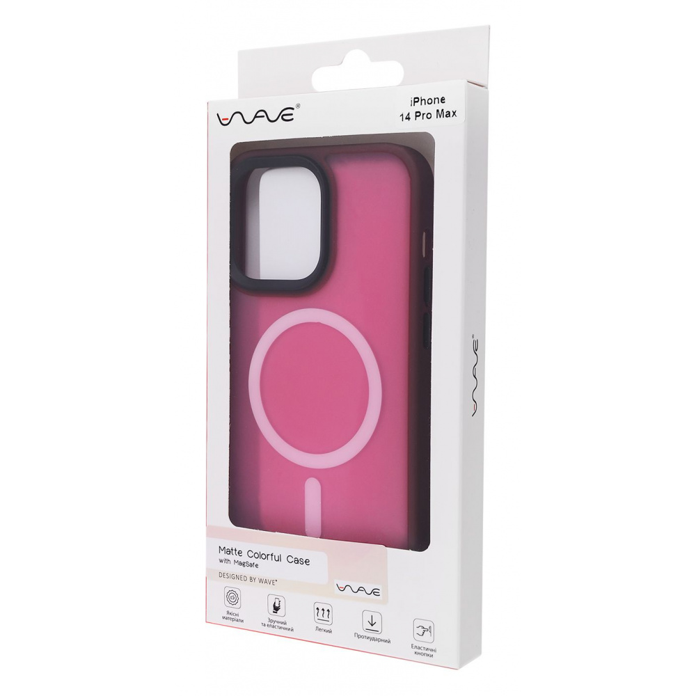 Чехол WAVE Matte Colorful Case with MagSafe iPhone 14 Pro Max - фото 1