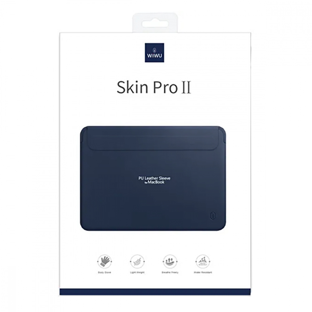 Чехол WIWU Skin Pro 2 Leather Sleeve for MacBook 13,6" - фото 1
