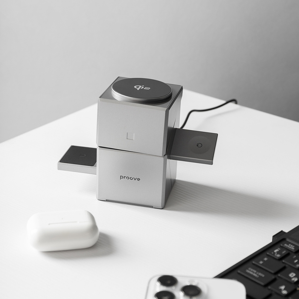 Бездротовий ЗП Proove Iron Hide 3 in 1 Qi2 — Придбати в Україні - фото 12