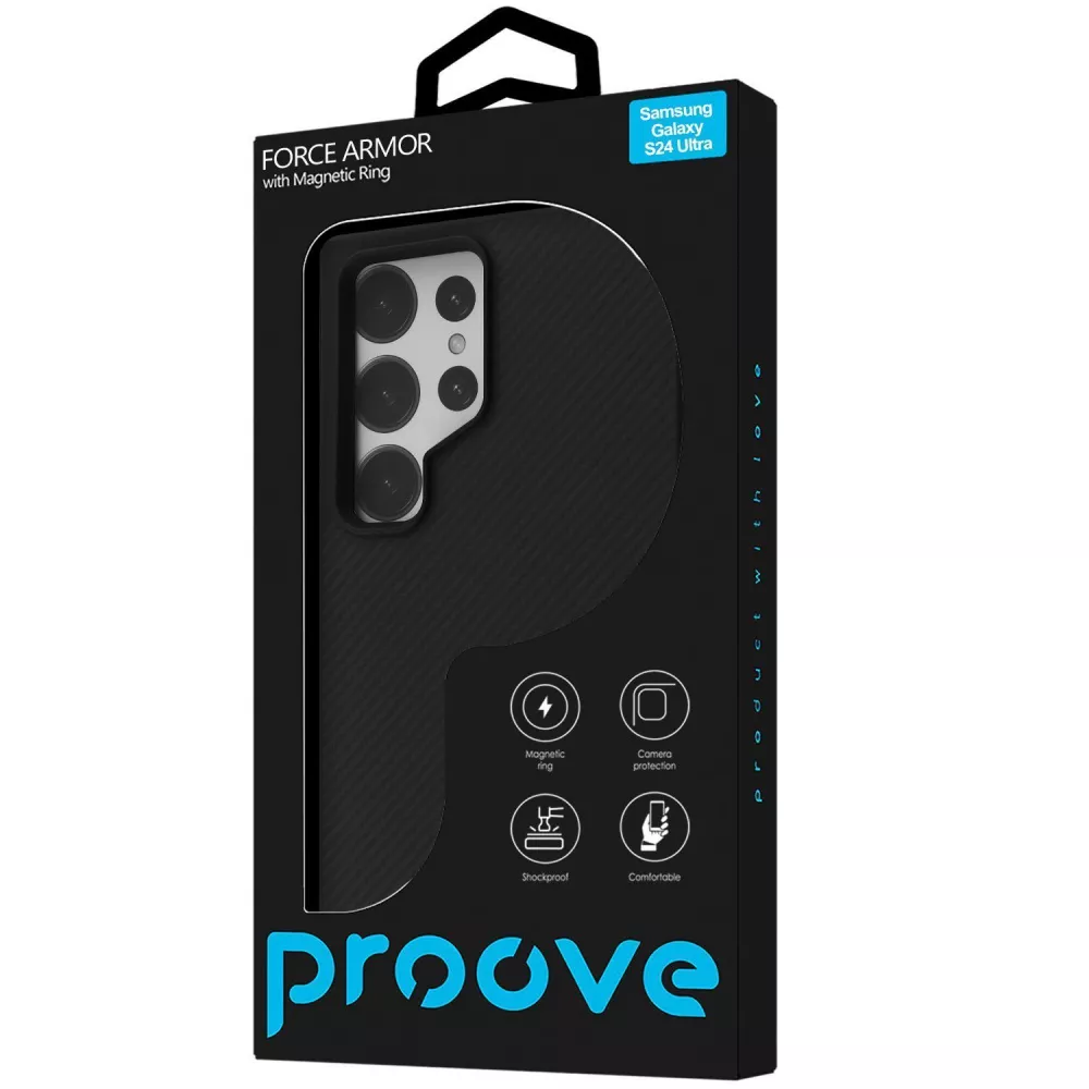 Proove Force Armor Case with Magnetic Ring Samsung Galaxy S24 Ultra