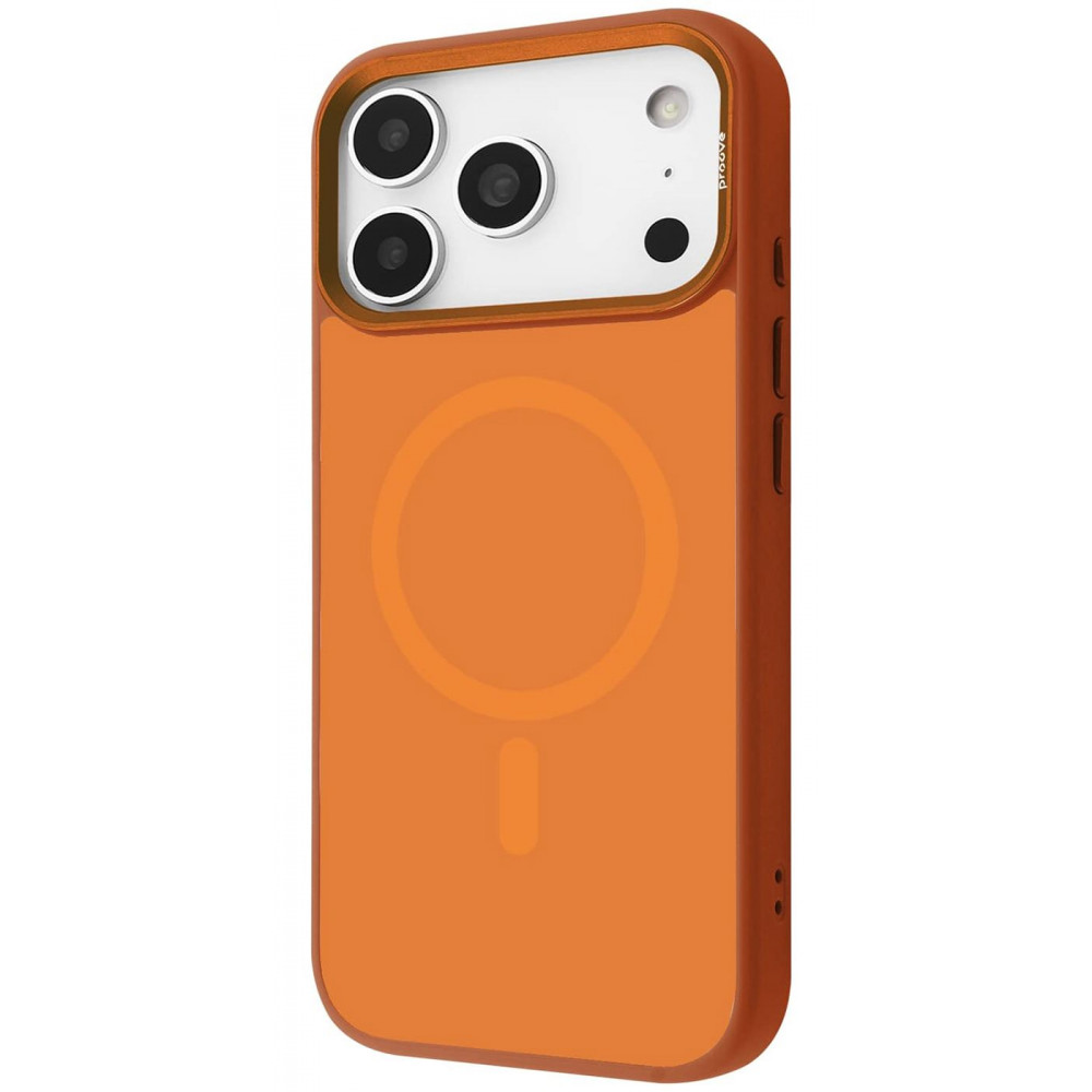Чехол Proove Sapphire Case with Magnetic Ring iPhone 17 Pro Max cosmic orange (PCSAIP17PM55) Космический оранжевый на картинке №1