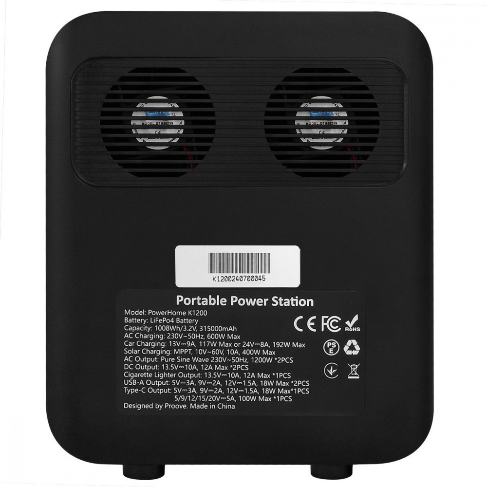 Портативна зарядна станція Proove PowerHome K1200 — Придбати в Україні - фото 5