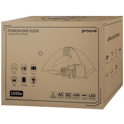 Портативна зарядна станція Proove PowerHome K1200