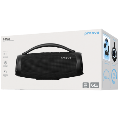 Купить Портативная акустика Proove Rumble 60W (APP) 68071 - Ncase
