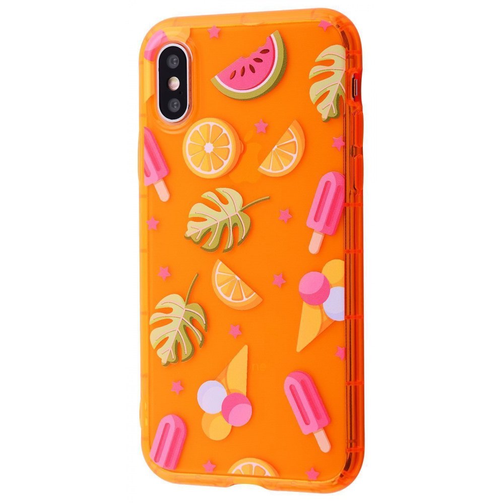 Fruit Cocktail Case (TPU) iPhone X/Xs - фото 6