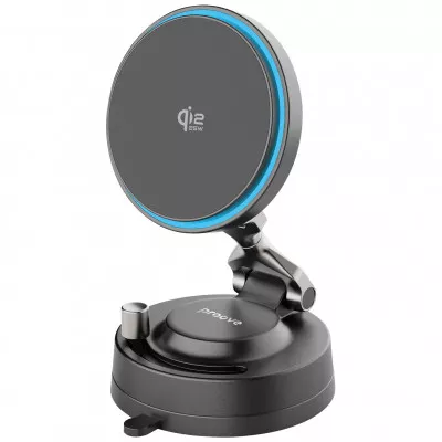 Автомобільний тримач з Бездротовим ЗП Proove JetLock Qi2.2 25W — Придбати в Україні