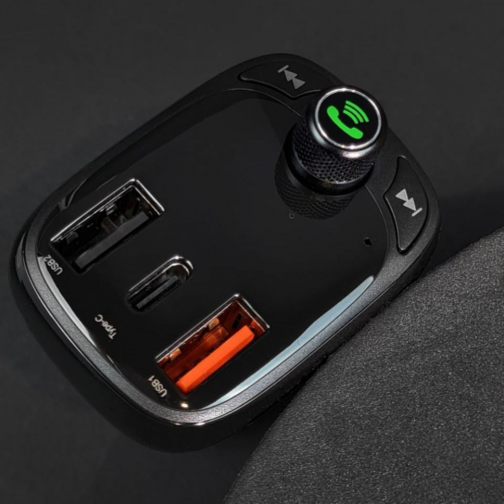 АЗП Baseus FM Launcher S-13 36W (PD+QC3.0) Type-C+2USB — Придбати в Україні - фото 4