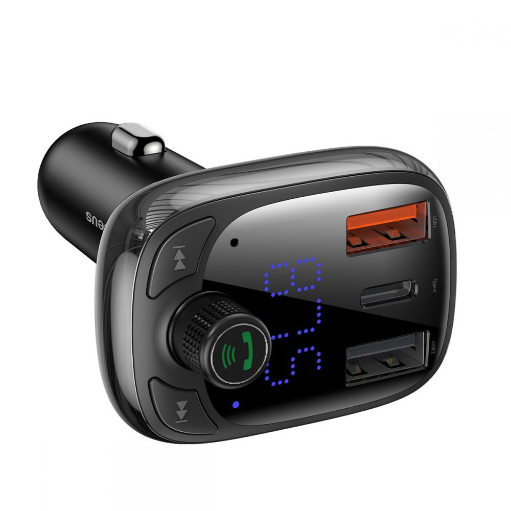 АЗП Baseus FM Launcher S-13 36W (PD+QC3.0) Type-C+2USB — Придбати в Україні - фото 9