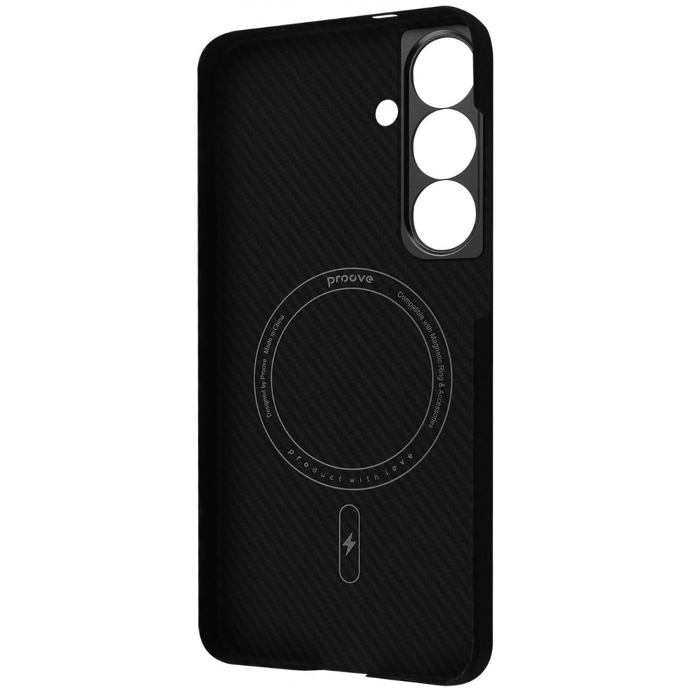 Чехол Proove Carbon Slim with Magnetic Ring Samsung Galaxy S25 - фото 2