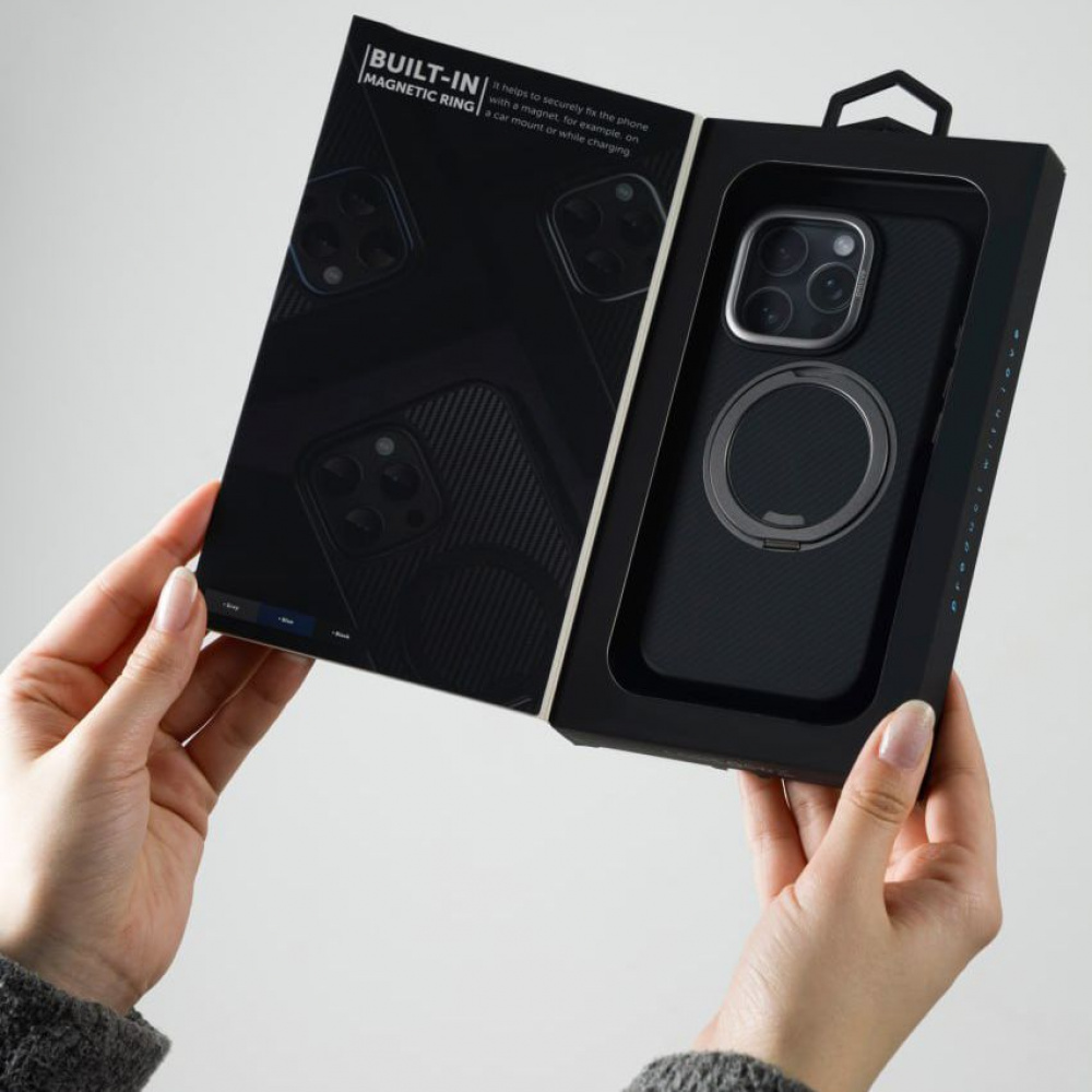 Чехол Proove Reinforce Case with Magnetic Ring iPhone 14 Pro - фото 3