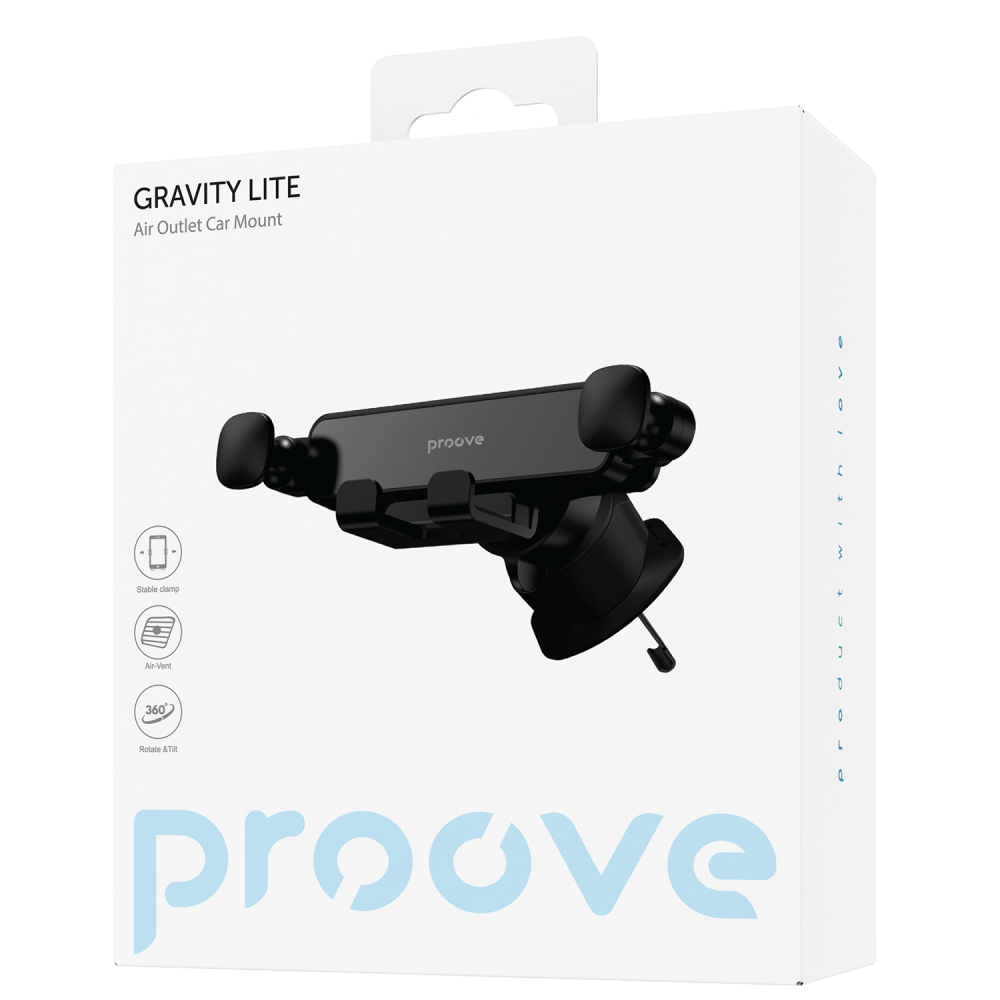 Автомобільний тримач Proove Gravity Lite Air Outlet Car Mount — Придбати в Україні - фото 1