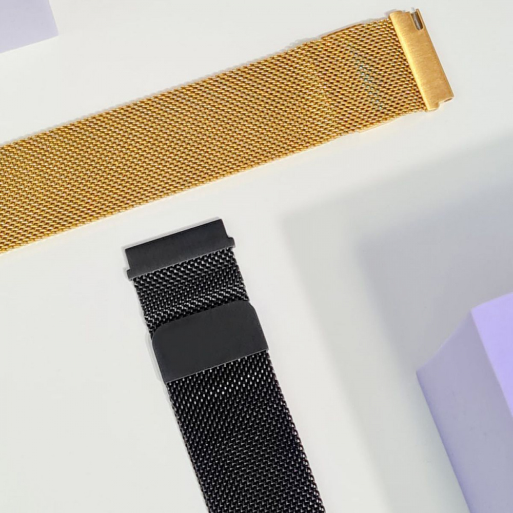 Strap for Xiaomi Amazfit/Samsung Milanese Loop 20 mm - фото 3