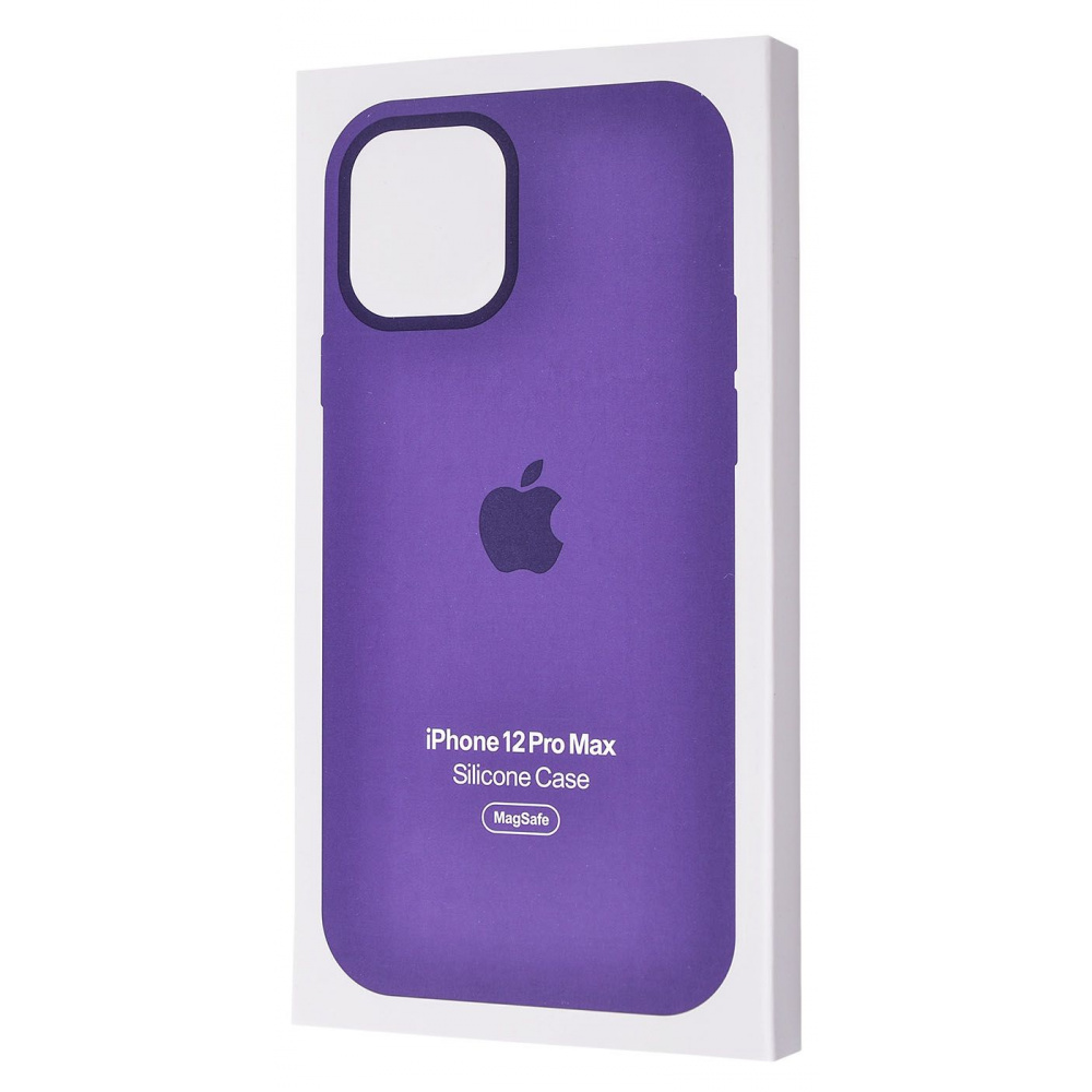 Чехол Silicone Case with MagSafe and Splash Screen iPhone 12 Pro Max - фото 1