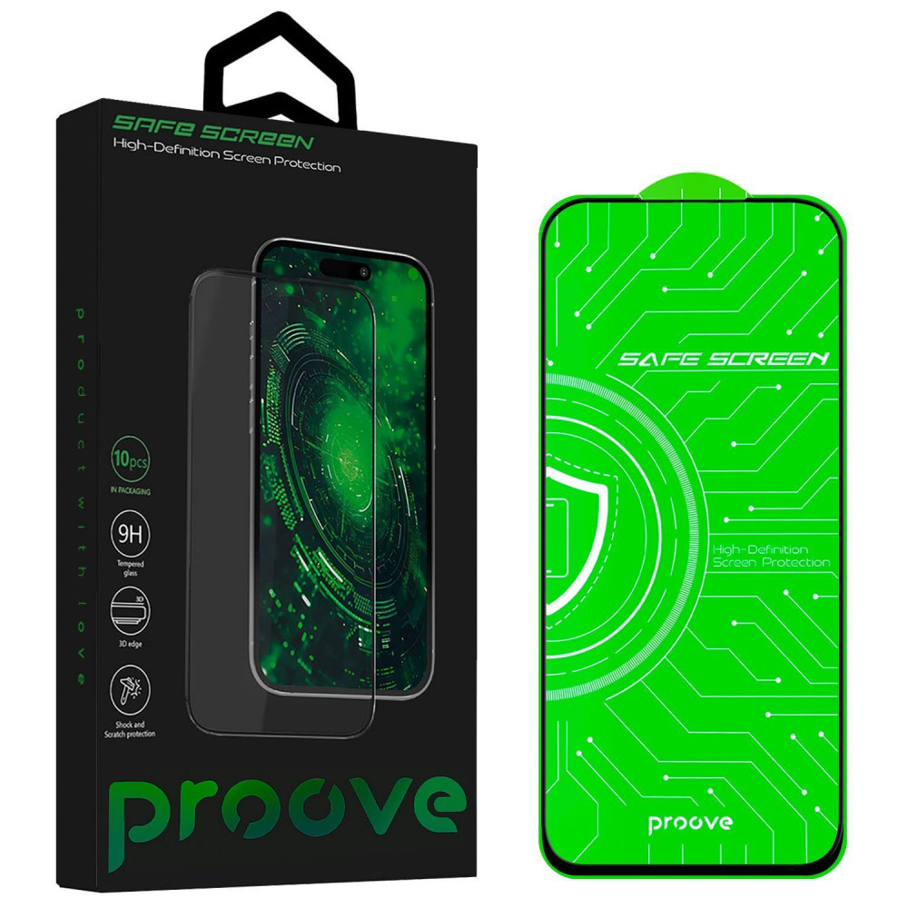 Защитное стекло Proove Safe Screen Samsung Galaxy A52 4G/A52 5G/A52s/A53/S20 FE (10pcs) - фото 6